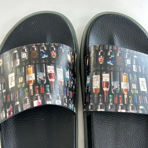 Robert Graham SHIRAZ Wine Bottle Slide Sandals Slip On Size 12 - Picture 2 of 16